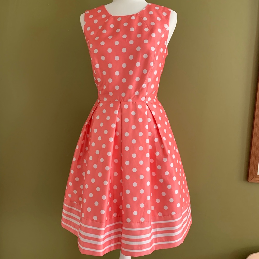 Liz Claiborne Polka Dot Dress